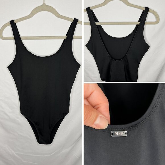 PINK by Victoria’s Secret High-Cut Scoop Back One-Piece Swimsuit | Size S - Picture 1 of 5